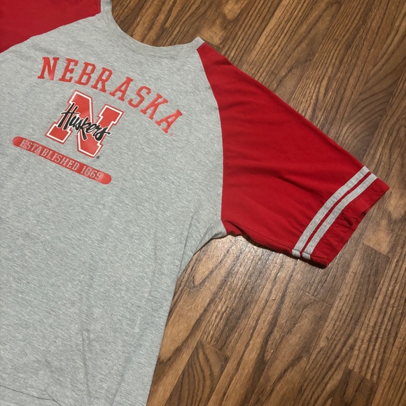 Men’s Nebraska Cornhuskers Short Sleeve Tee * Size XXL * Large Print - Picture 3 of 10